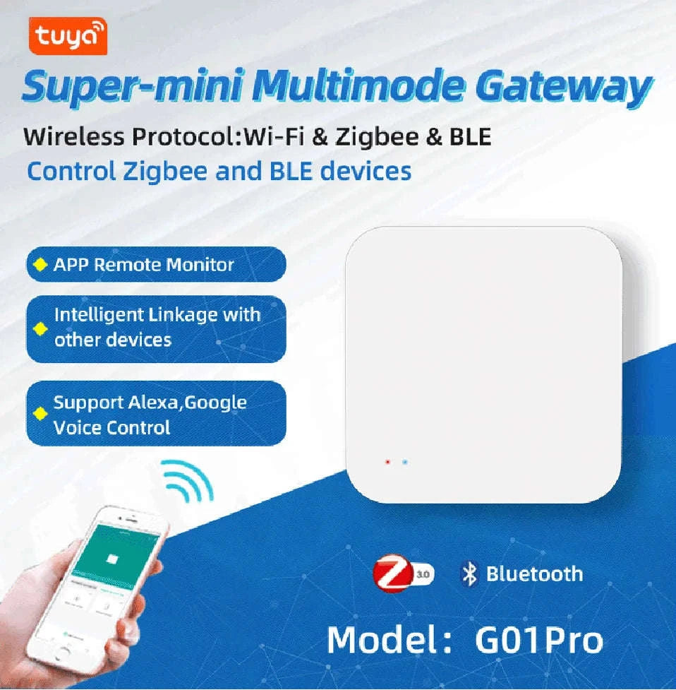 Tuya Zigbee Wireless Hub Gateway for Smart Home Automation-G01 Pro