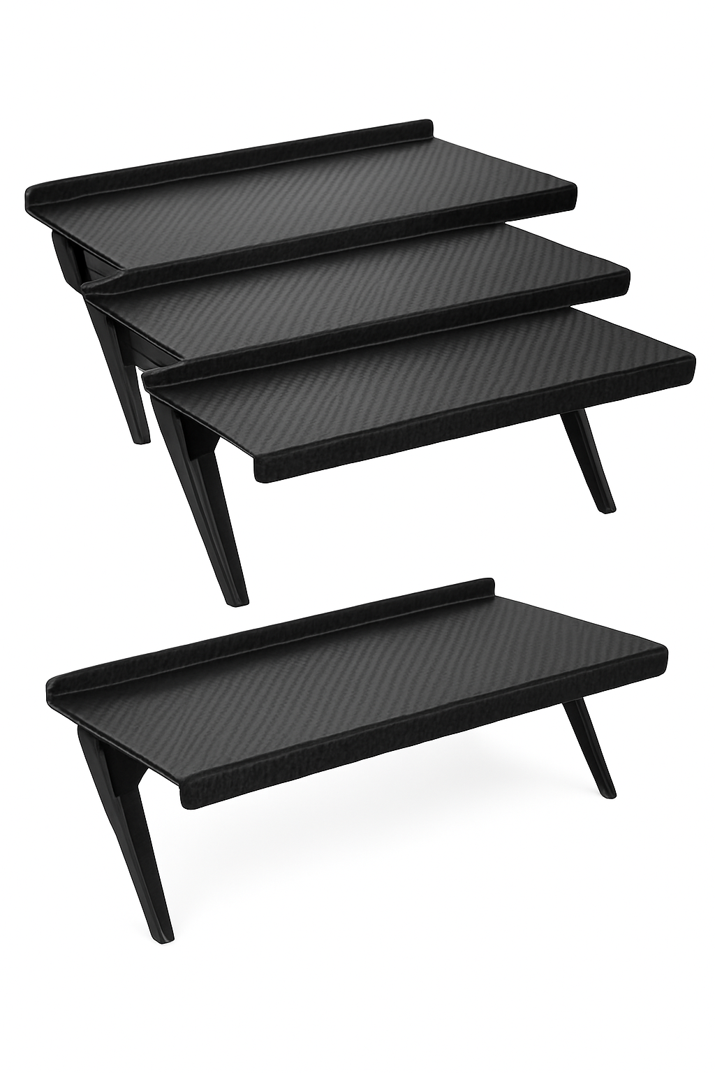 Prateleira Ajustável para Armazenamento no Topo da TV e Suporte para Monitor