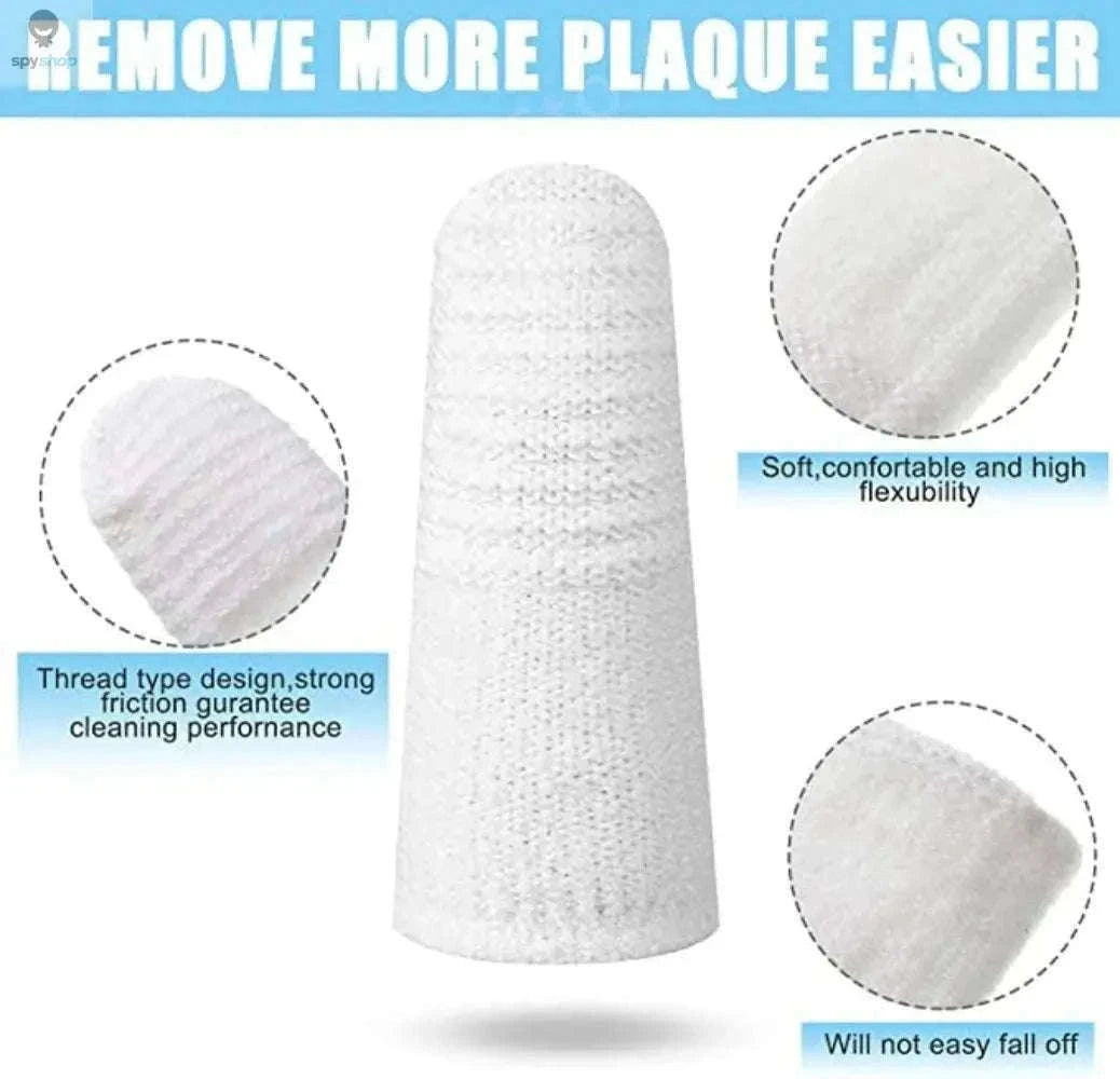Two-Finger Pet Dental Cleaning Wipes for Cats and Dogs-Finger Cots / 12pcs