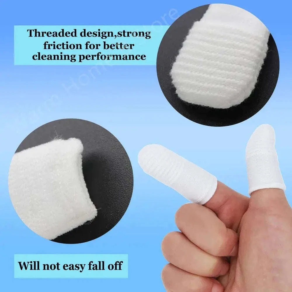 Two-Finger Pet Dental Cleaning Wipes for Cats & Dogs-Finger Cots / 12pcs