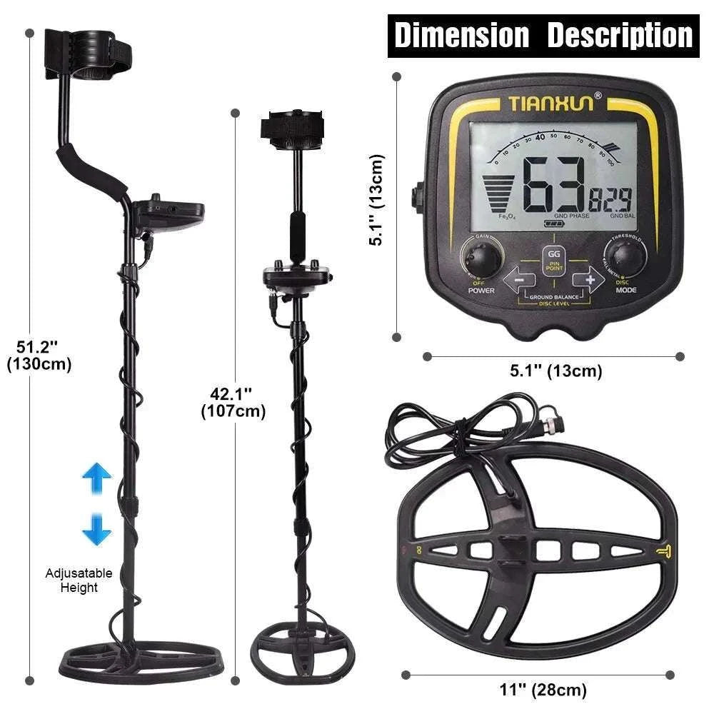 TX-850 Professional Metal Detector-