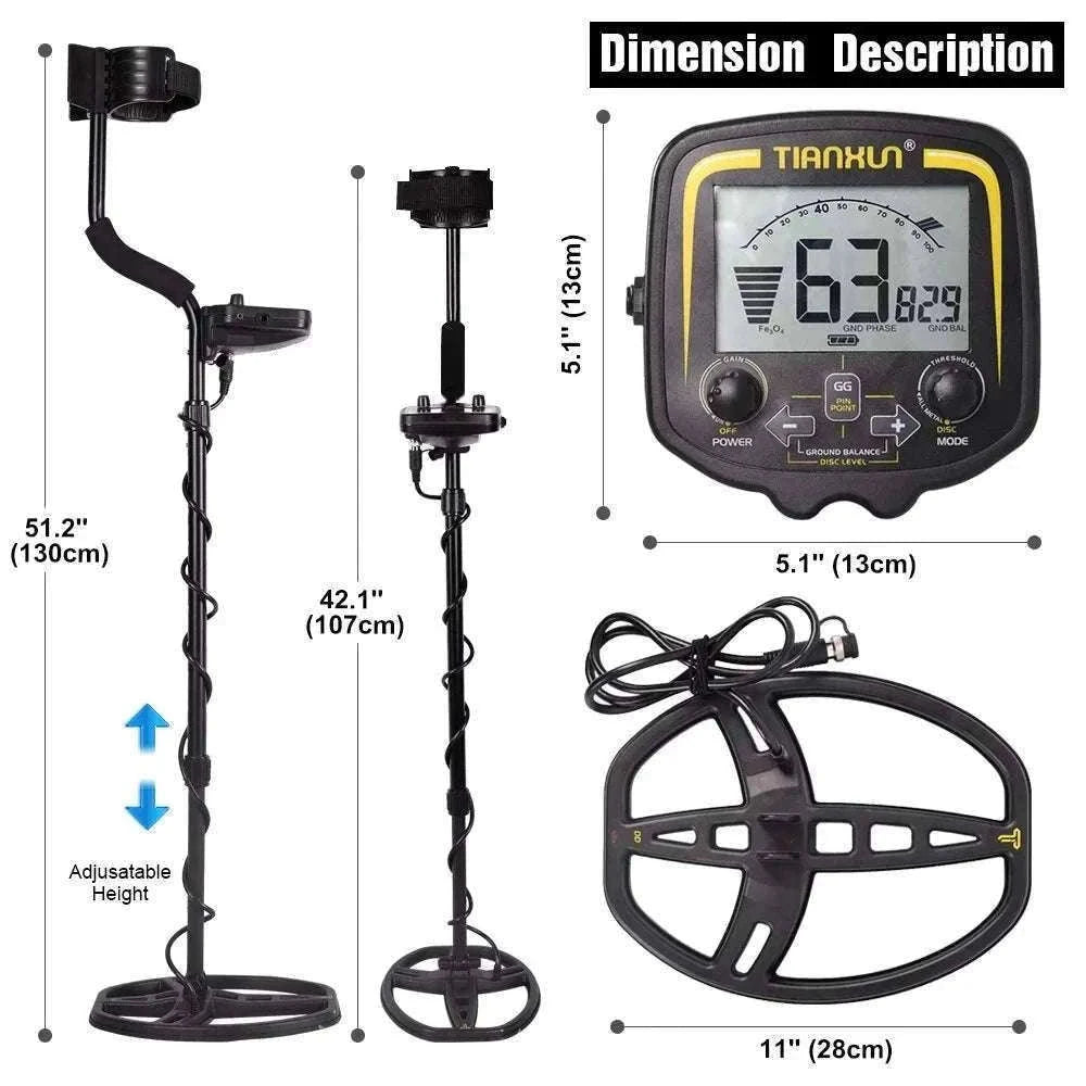 TX-850 Professional Metal Detector for Confident Searching-TX-850