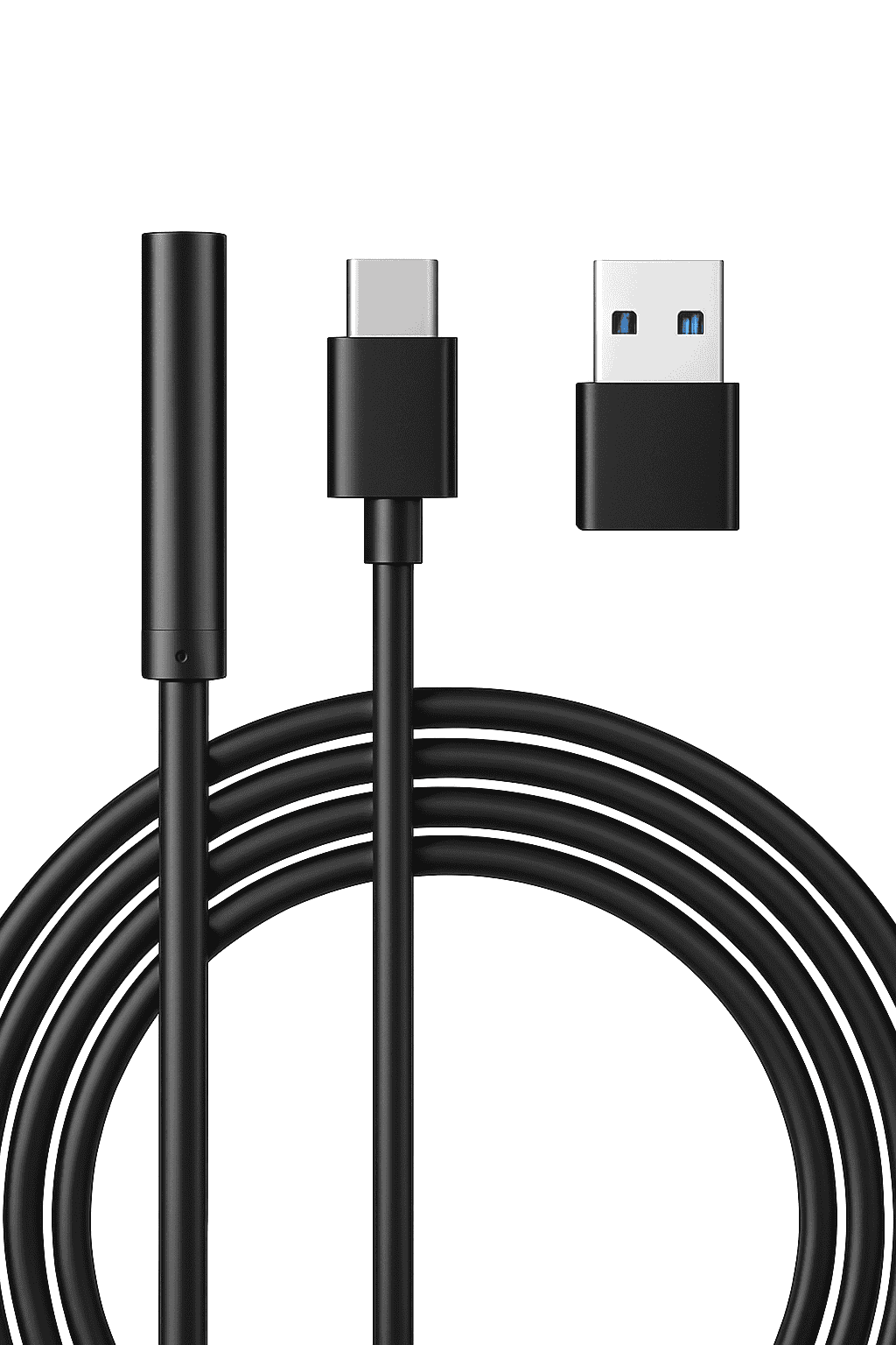 Type-C Endoscope Camera with 6 LEDs, Waterproof 7.0mm Head-5.5MM LENS / 2m