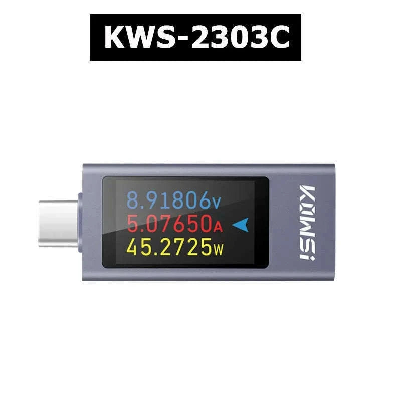 Type‑C Multi‑Function Digital Display Power Meter-KWS-2302C