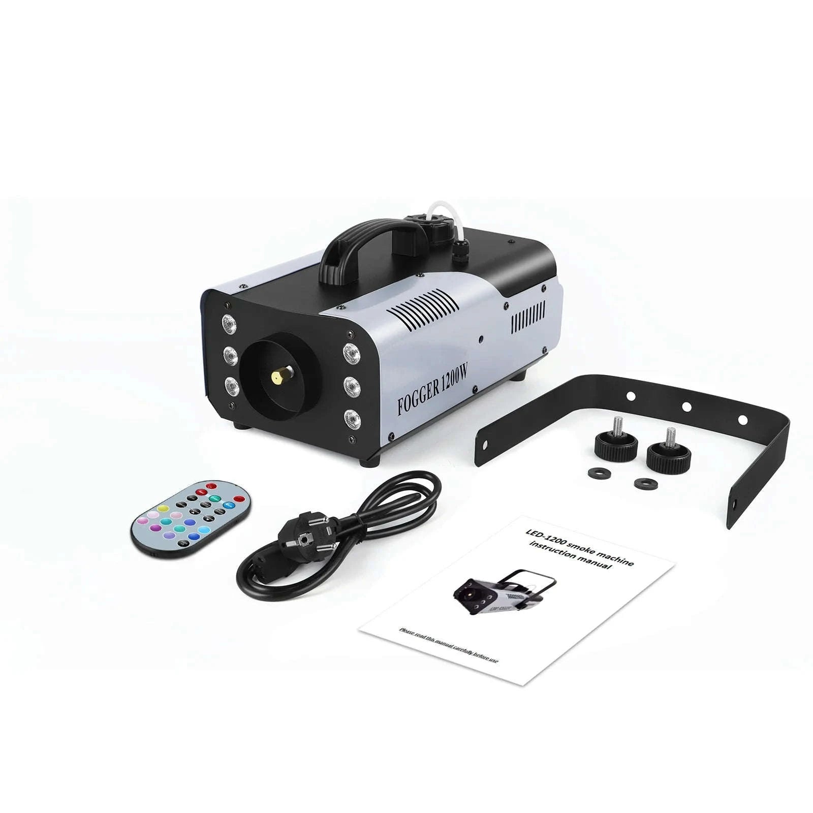 U'King 1200W Fog Machine with 6 LED Stage Effects-UNITED KINGDOM / UK Plug