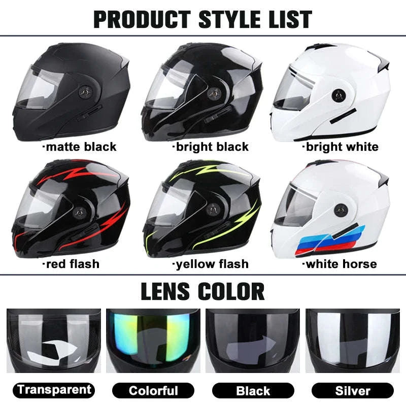 Uchoose Modular Motorcycle Helmet-5 / XL