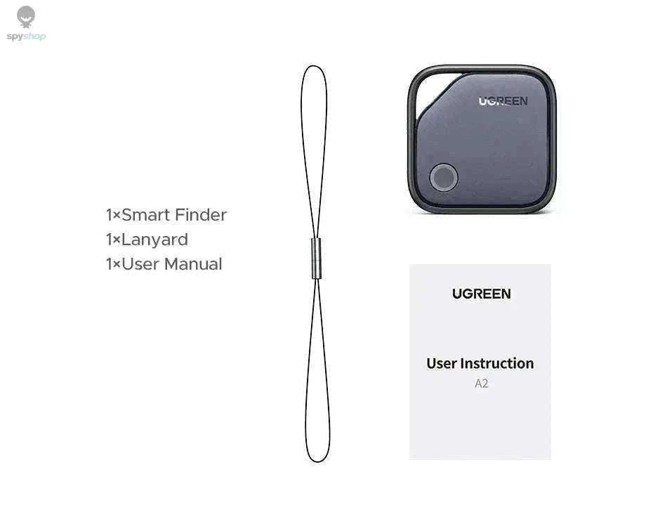 UGREEN Smart Tag Bluetooth Tracker for Apple Find My-4-Pack 4 Colors / CHINA