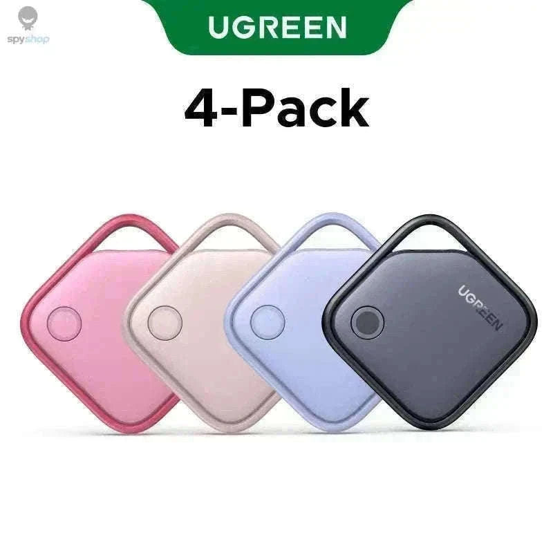 UGREEN Smart Tag Bluetooth Tracker for Apple Find My-4-Pack 4 Colors / CHINA