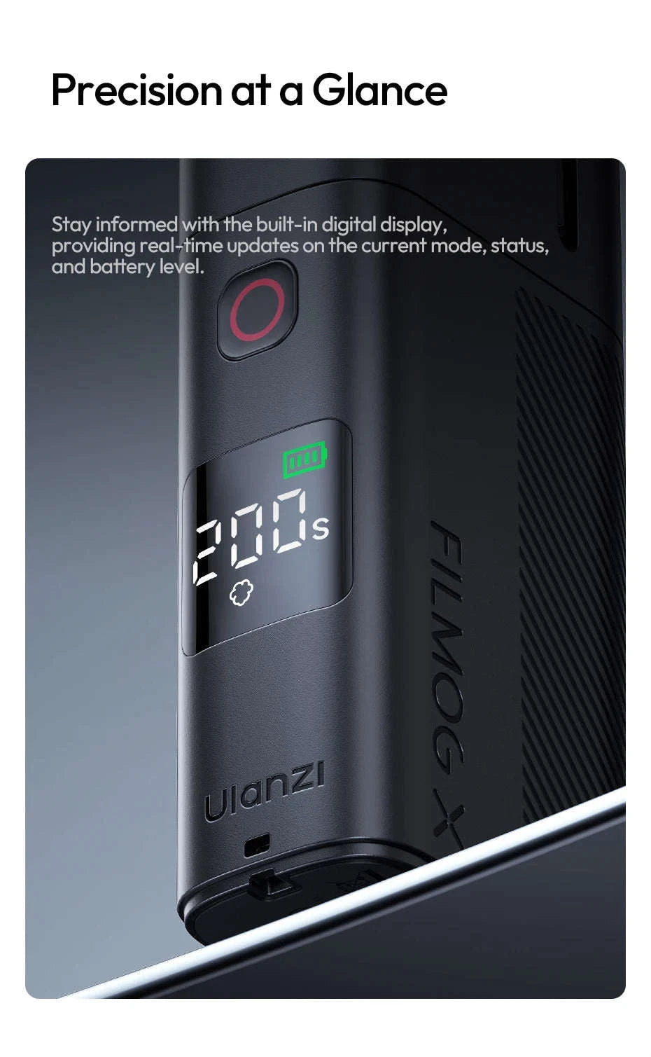 Ulanzi FM02 30W Portable Smoke Machine for Photo & Video Effects-black / China Mainland