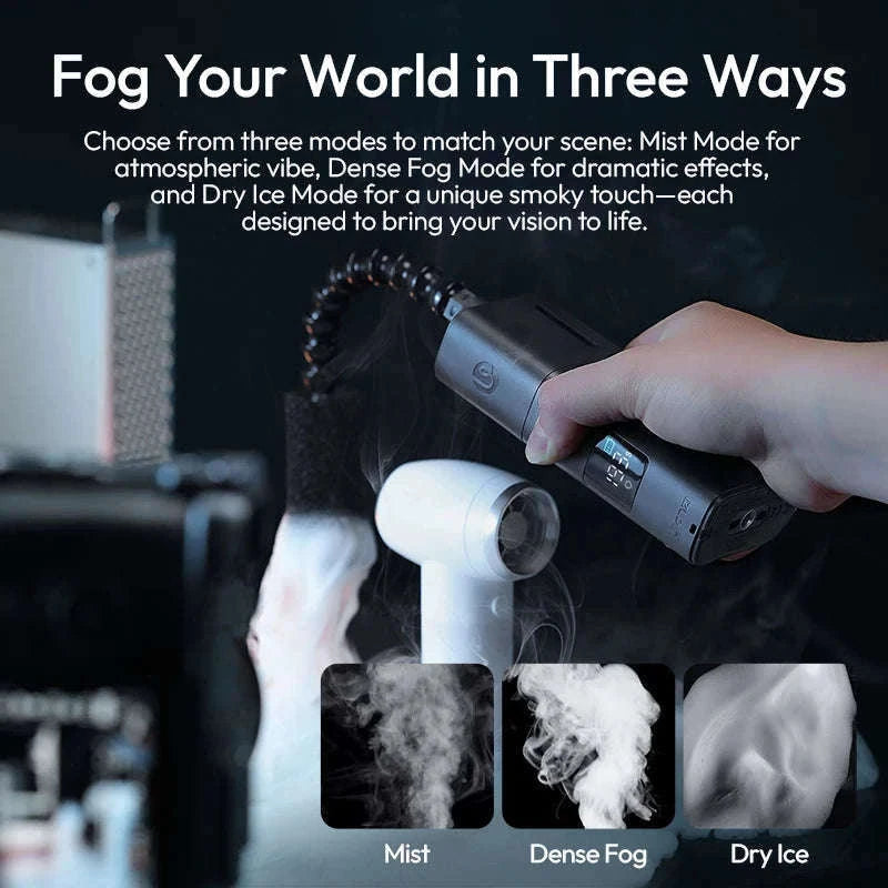 Ulanzi FM02 30W Portable Smoke Machine for Photo & Video Effects-black / China Mainland