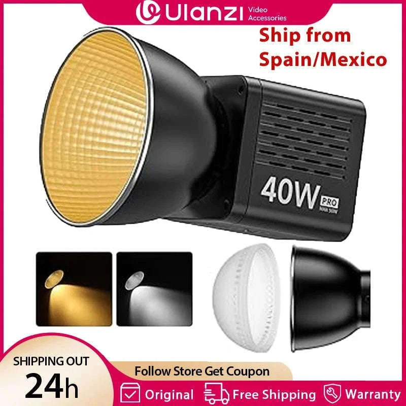 Ulanzi L023 40W Pro Portable LED Video Light-Without charger / brazil