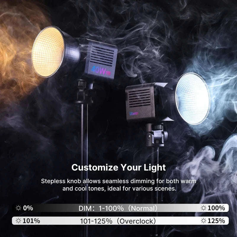 Ulanzi L024 40W RGB Video Light with Mini Bowens Mount-only Light / brazil