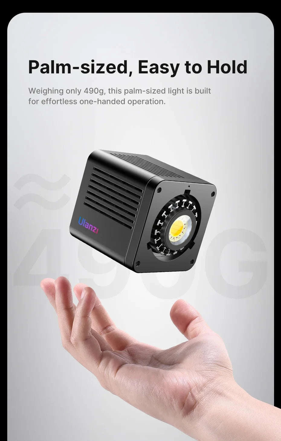Ulanzi L024 40W RGB Video Light with Mini Bowens Mount-only Light / spain