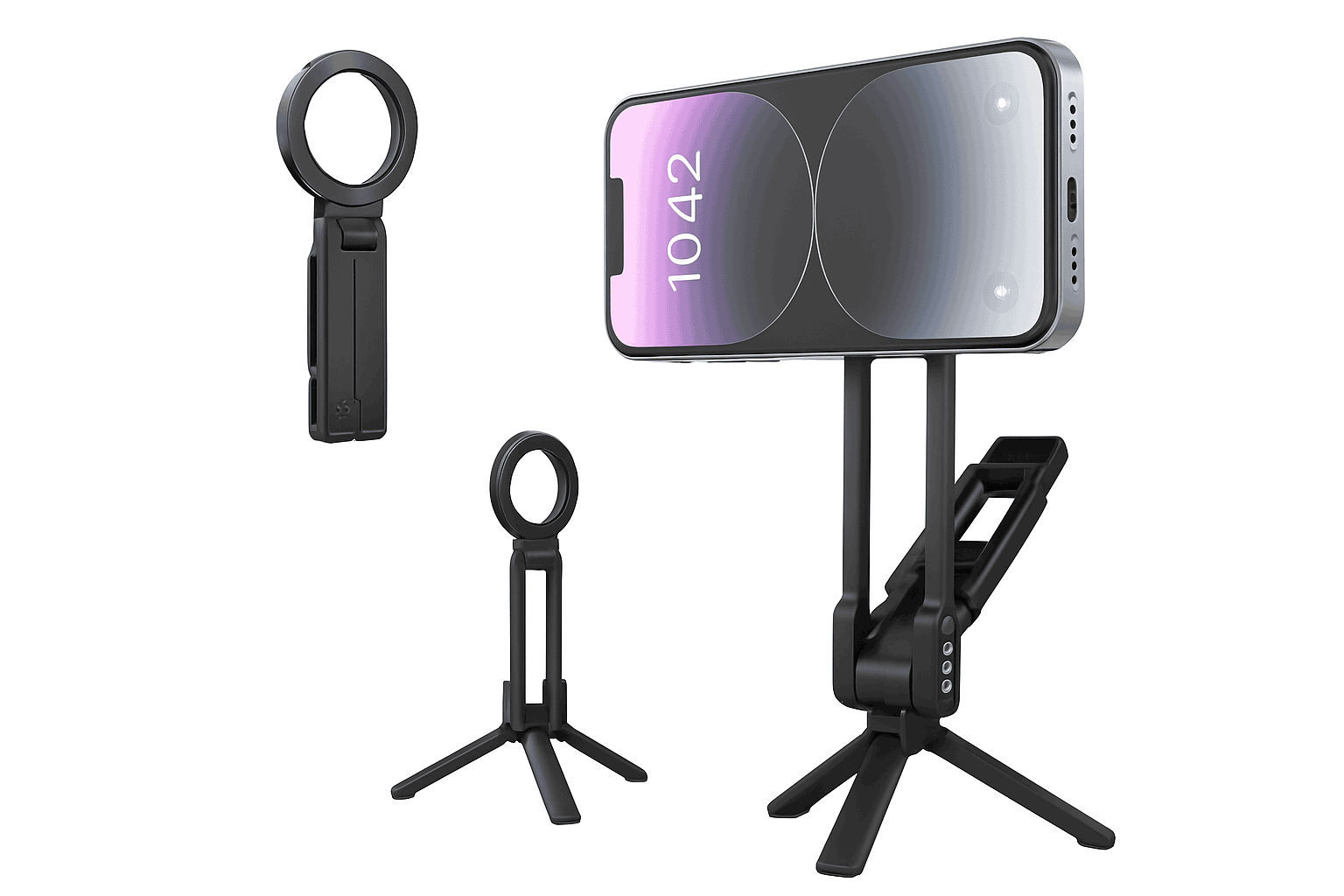 Ulanzi MA38 MagLock Magnetic Phone Stand with Hidden Hook-MA38 / China Mainland
