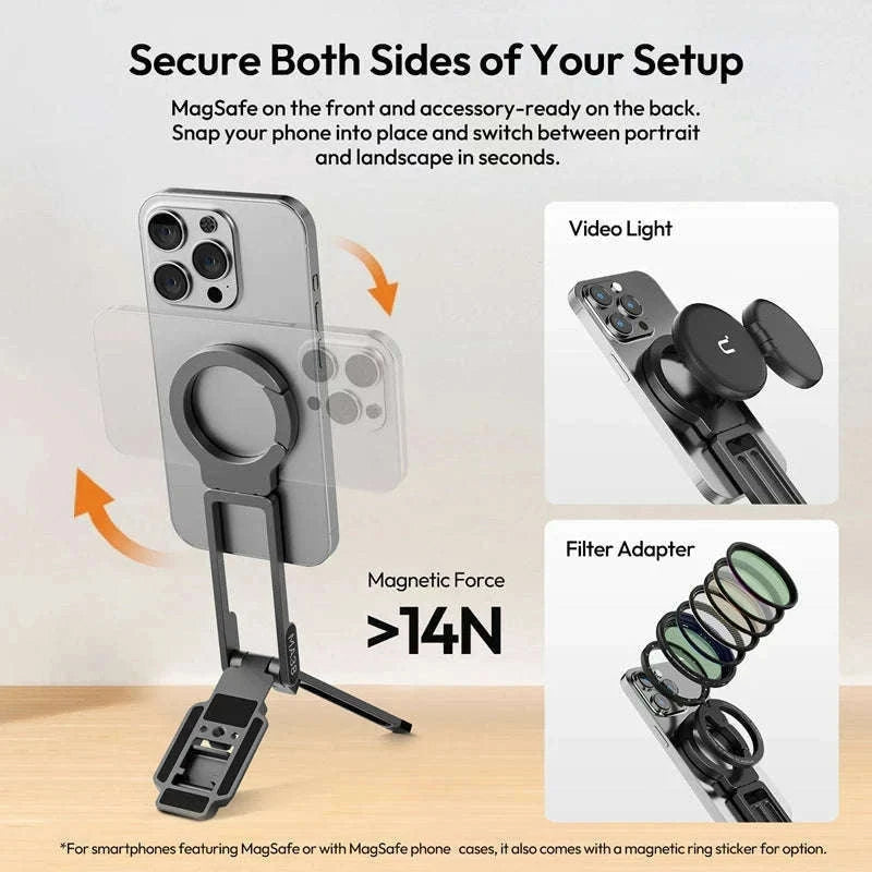 Ulanzi MA38 MagLock Magnetic Phone Stand with Hidden Hook-MA38 / China Mainland