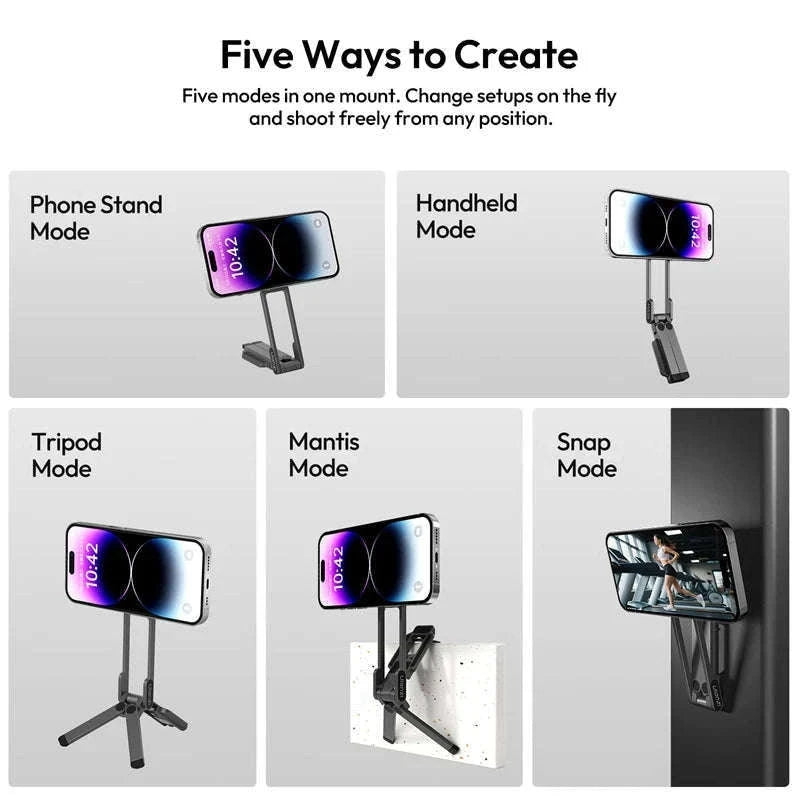 Ulanzi MA38 MagLock Magnetic Phone Stand with Hidden Hook-MA38 / China Mainland