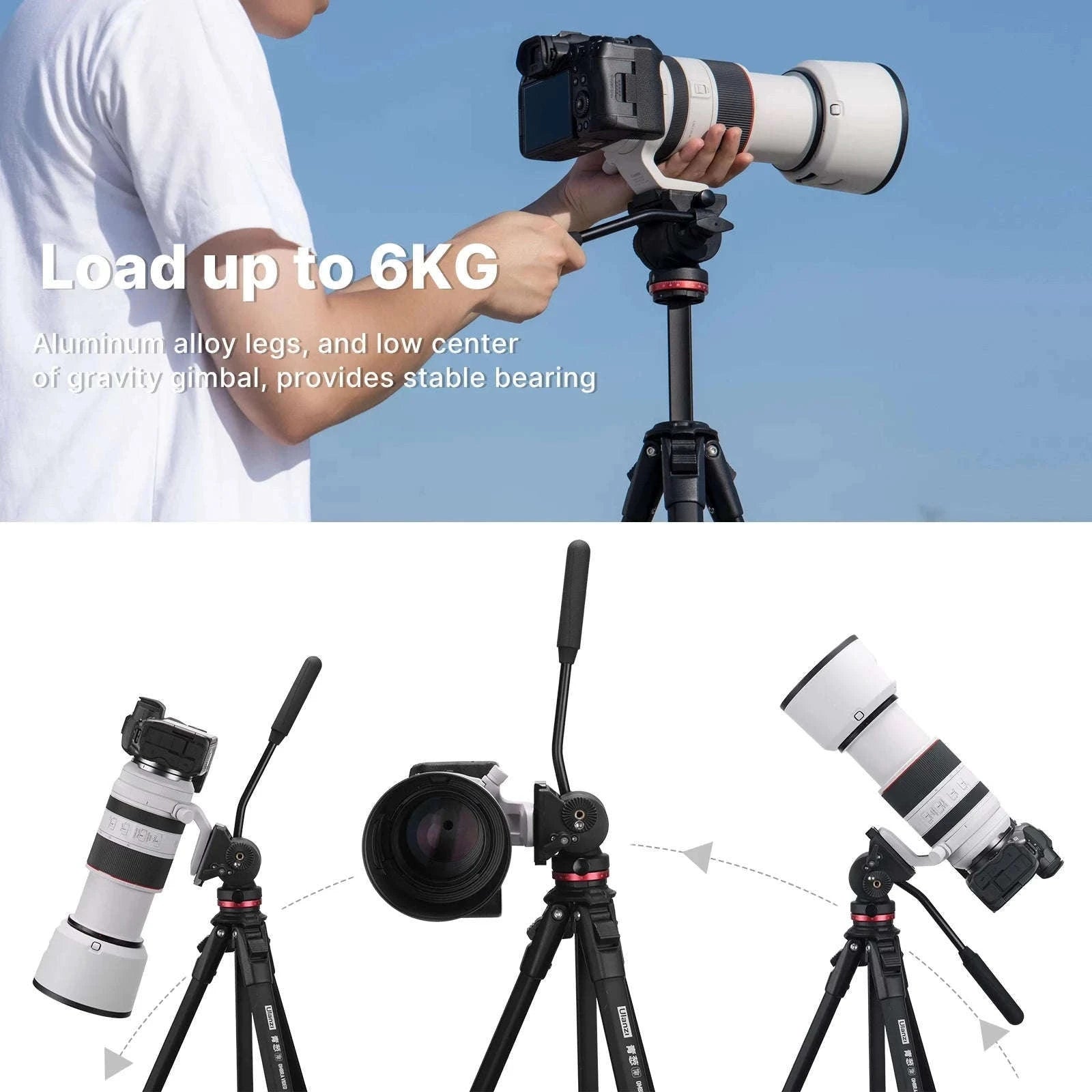 Ulanzi OMBRA 1.6M Video Travel Tripod with Fluid Head-XIANG / Poland