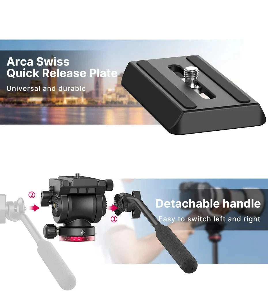 Ulanzi OMBRA 1.6M Video Travel Tripod with Fluid Pan Head-XIANG / Poland