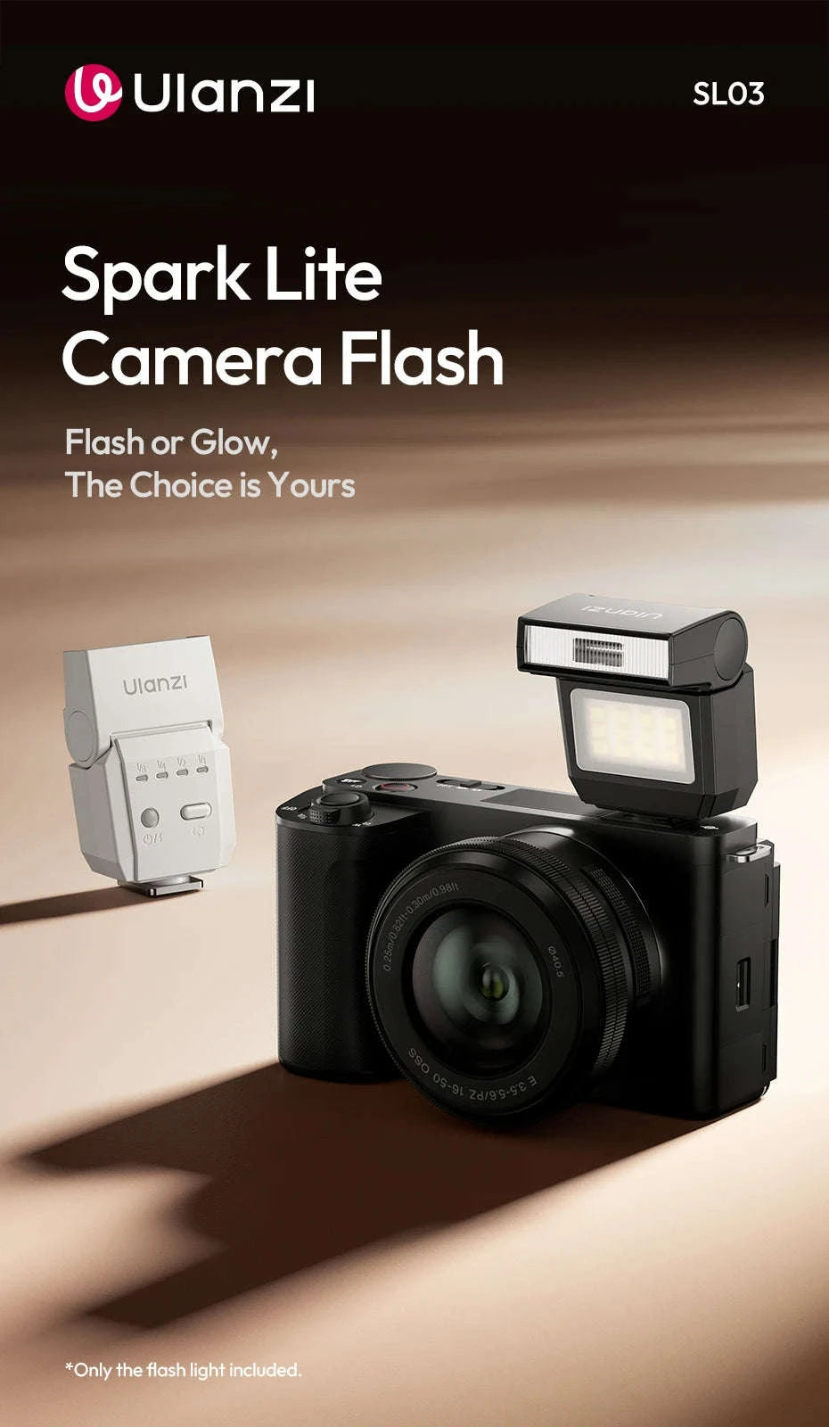 Ulanzi SL03 Spark Lite Camera Flash Portable Fill Light-White SL03 / China Mainland