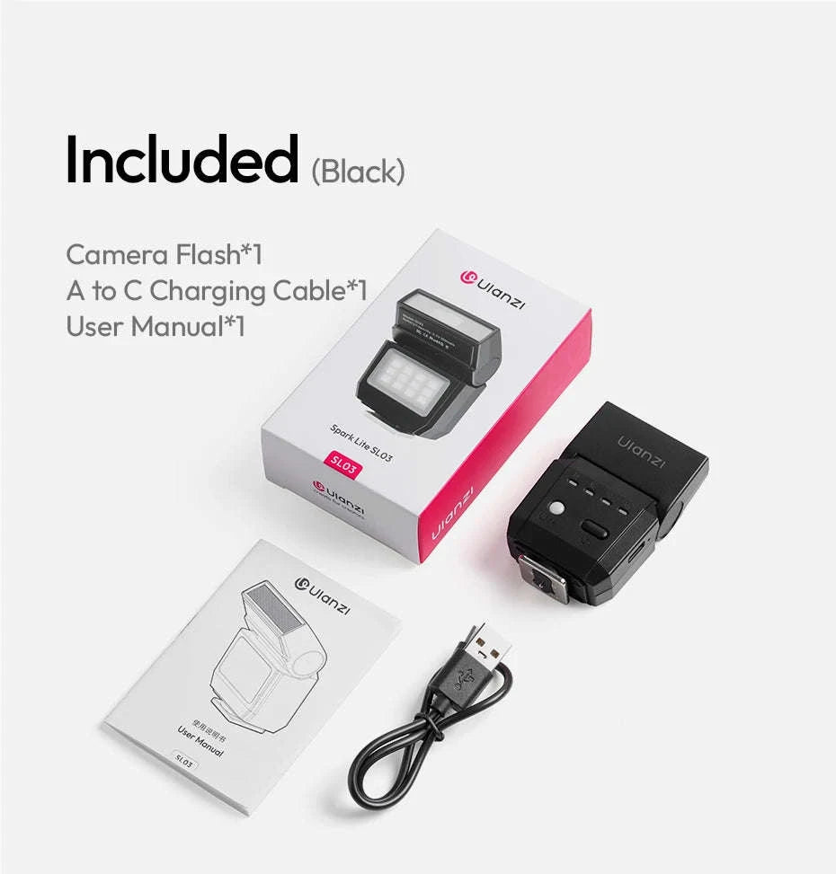 Ulanzi SL03 Spark Lite Camera Flash Portable Fill Light-White SL03 / China Mainland