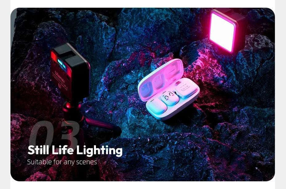 Ulanzi VL49 RGB LED Video Light with Adjustable Color & 2000mAh Battery-2PCS VL49 / spain