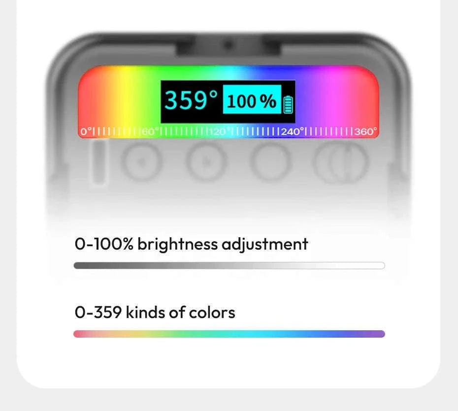 Ulanzi VL49 RGB LED Video Light with Adjustable Color & 2000mAh Battery-2PCS VL49 / spain