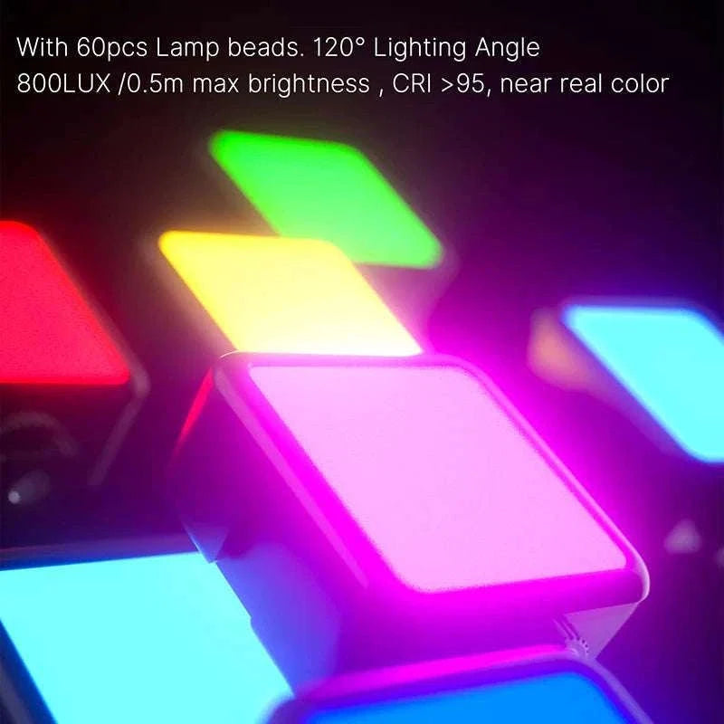 Ulanzi VL49 RGB LED Video Light with Adjustable Color & 2000mAh Battery-2PCS VL49 / spain