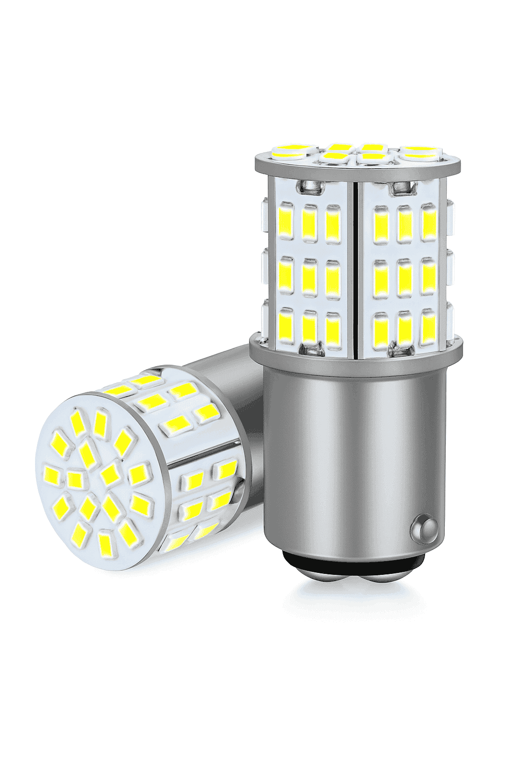 Ultra Bright LED Car Bulbs 12V BA15S 1156 White-10PCS BA15S P21W / 6000K