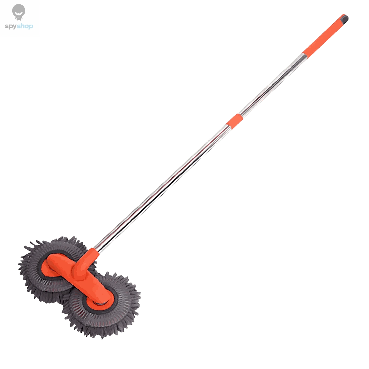 Ultra Fine Fiber Car Wash Brush Mop with Extendable Handle-Black