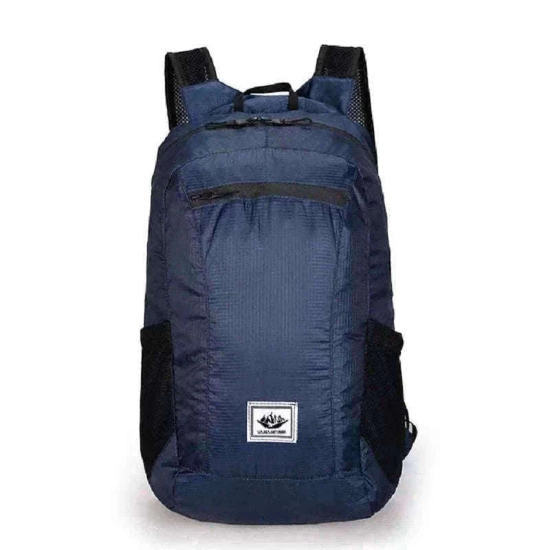 Ultra Lightweight Foldable Hiking Backpack 20L Water Resistant Bag-Gray