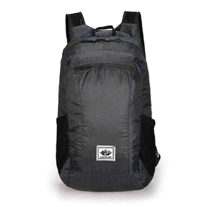 Ultra Lightweight Foldable Hiking Backpack 20L Water Resistant Bag-Gray