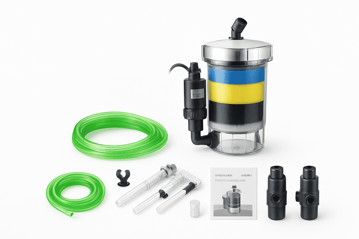 Ultra-Quiet Transparent Aquarium Filter Bucket-EW602B(With Pump) / 220V 50Hz
