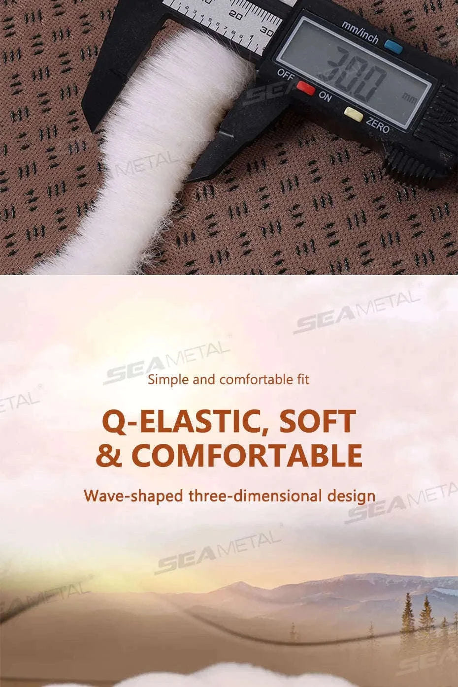 Ultra-Soft Thickened Plush Car Seat Cover-Beige front x1