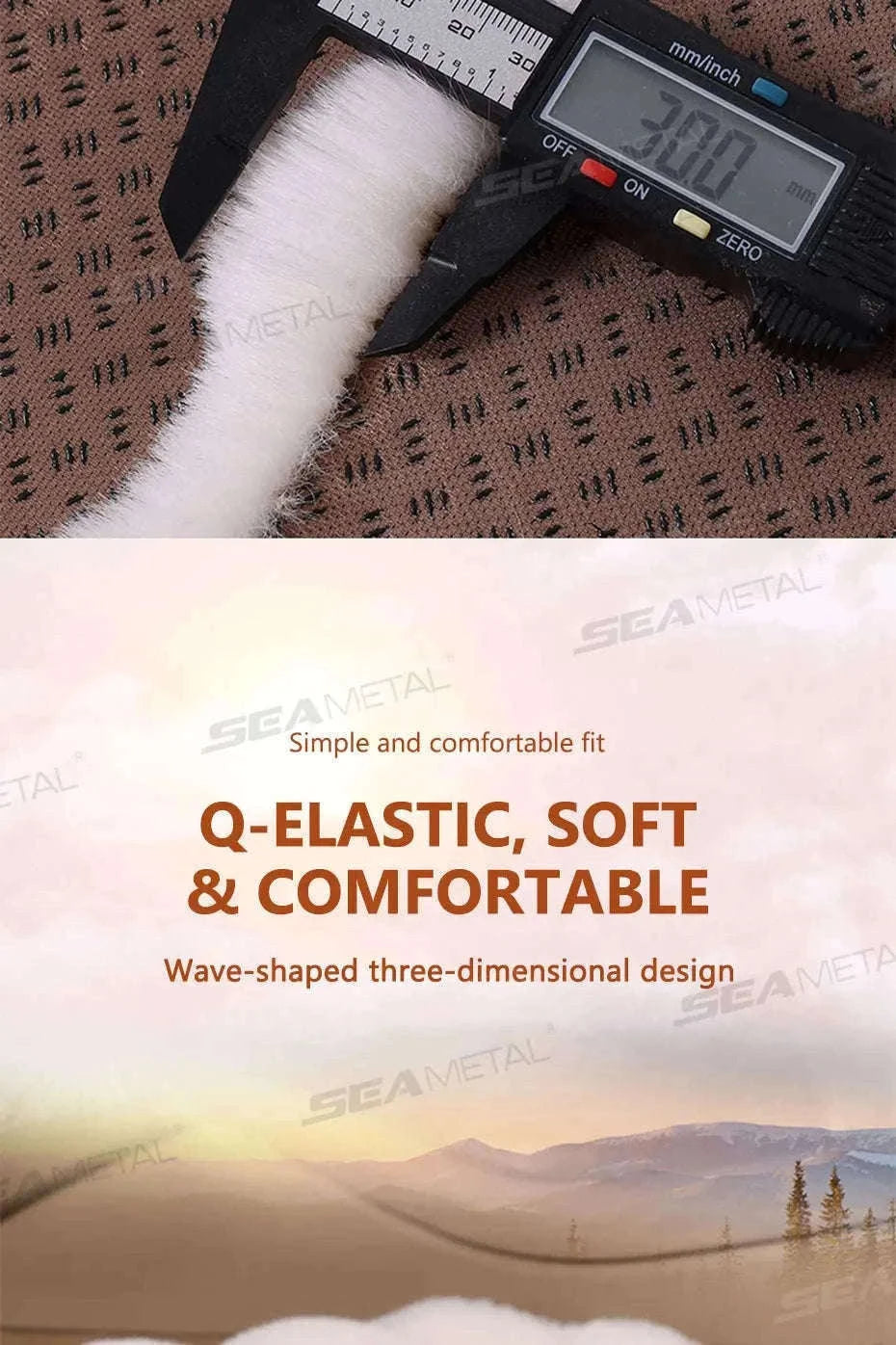 Ultra-Soft Thickened Plush Car Seat Cover-Beige front x1