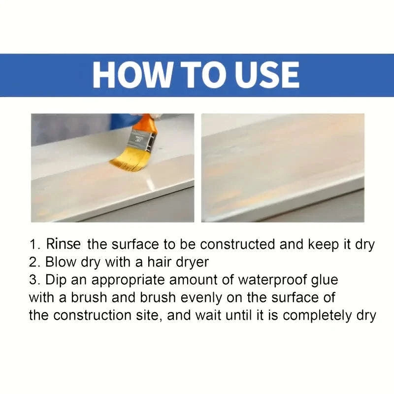 Ultra-Strong Invisible Waterproof Sealant for RVs-WHITE / China Mainland