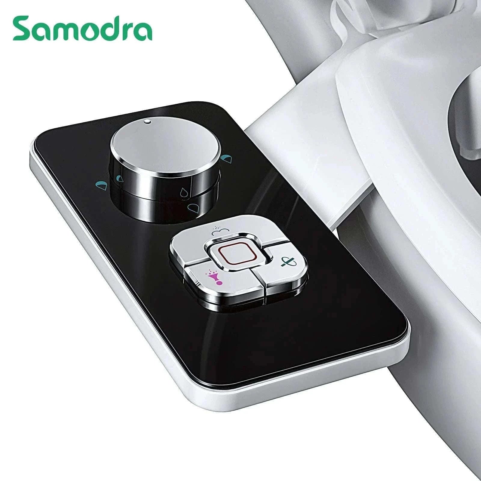 Ultra-Thin Bidet Toilet Seat Attachment with Dual Nozzles-3-8 FR ES NL Europe / GERMANY