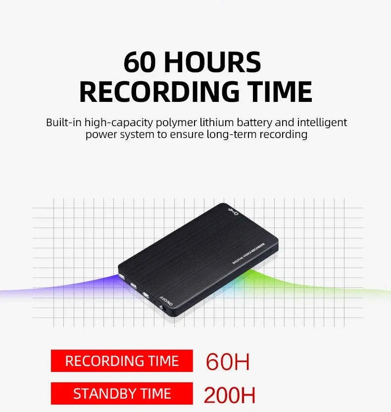 Ultra-Thin Voice Activated Recorder Card with 60H Recording-M2 / China Mainland / 8 GB
