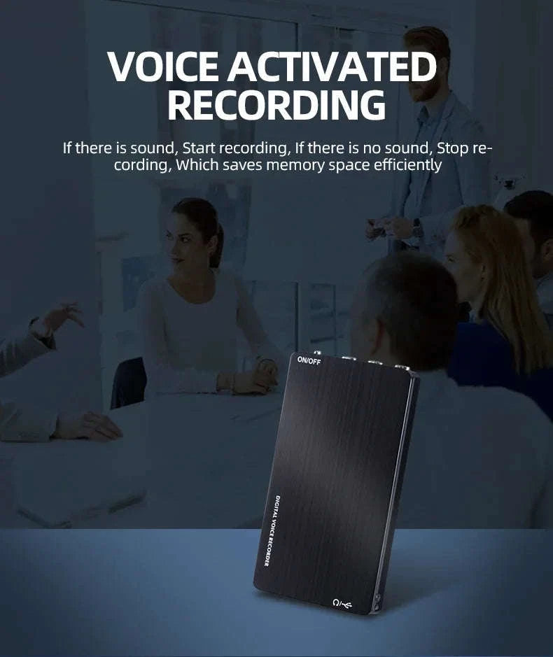 Ultra-Thin Voice Activated Recorder Card with 60H Recording-M2 / China Mainland / 8 GB