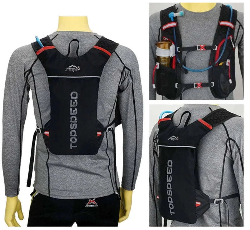 Ultralight 5L Trail Running Hydration Backpack-Black 2l Water Bag