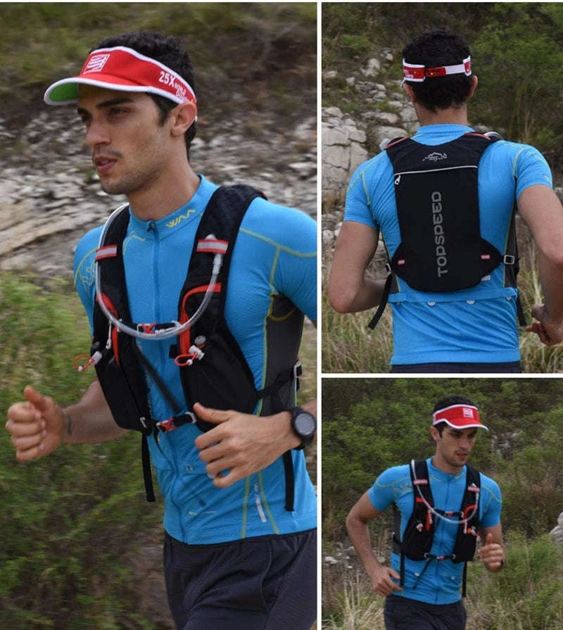 Ultralight 5L Trail Running Hydration Backpack-Black 2l Water Bag