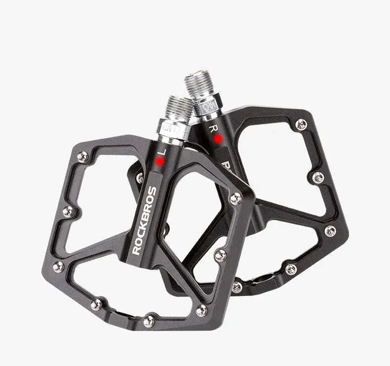 Ultralight Aluminum Bike Pedals with Sealed DU Bearings Non-Slip Grip-K203-TI