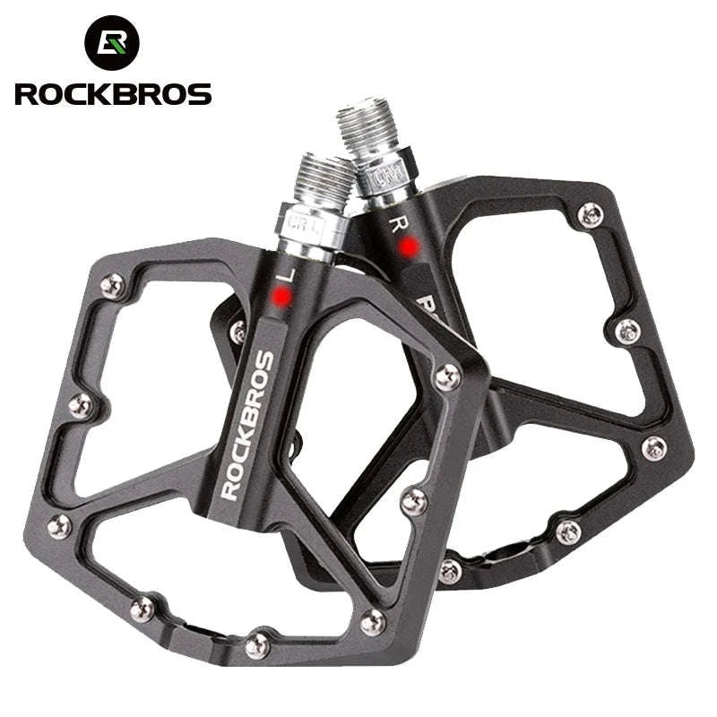 Ultralight Aluminum Bike Pedals with Sealed DU Bearings Non-Slip Grip-K203-TI