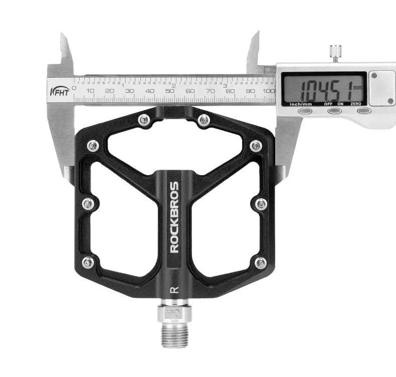 Ultralight Aluminum Bike Pedals with Sealed DU Bearings Non-Slip Grip-K203-TI