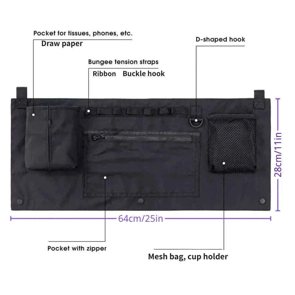 Ultralight Camping Cot Folding Bed for Hiking and Travel-Black