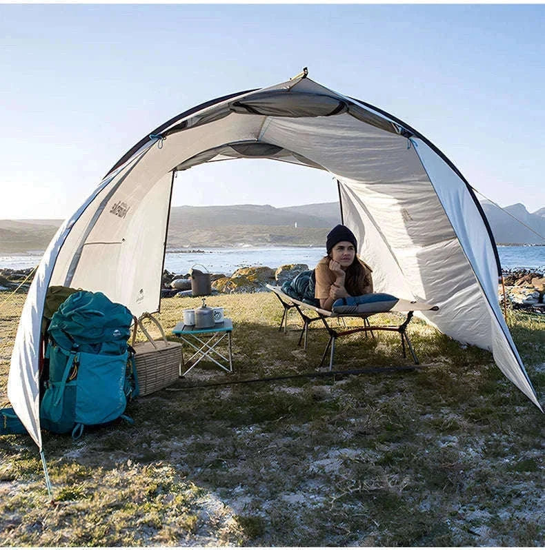 Ultralight Camping Cot Folding Bed for Hiking and Travel-Black