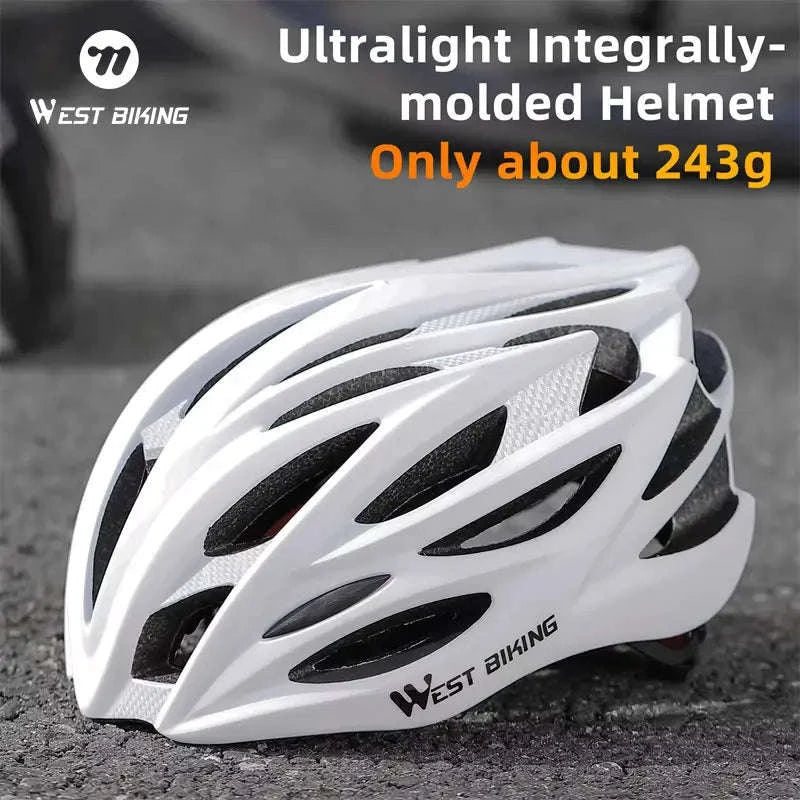 Ultralight Cycling Helmet for MTB & Road Bikes-White