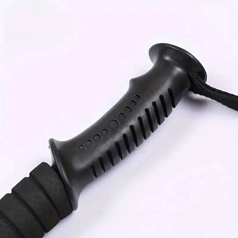 Ultralight Foldable Trekking Poles with Shock Absorption-4 Section Black
