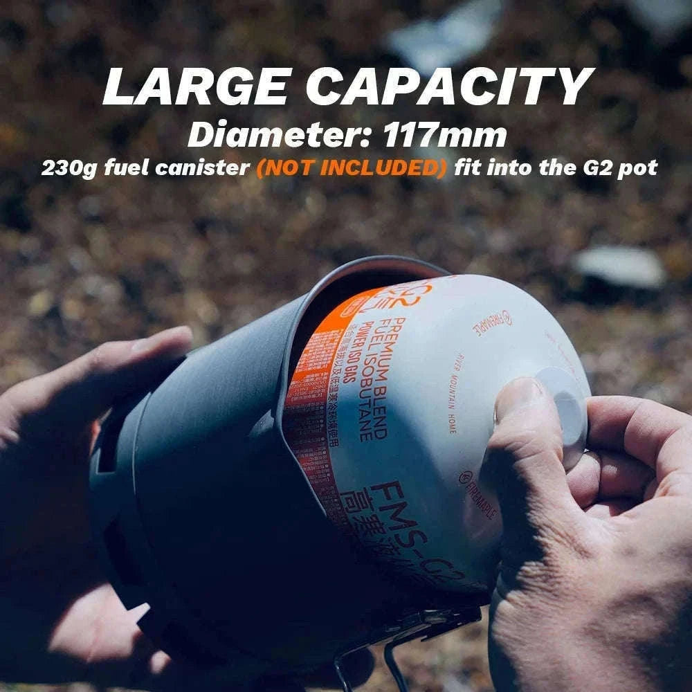 Ultralight Heat Exchanger Pot 750ml-G2 POT with Sleeve / Russian Federation
