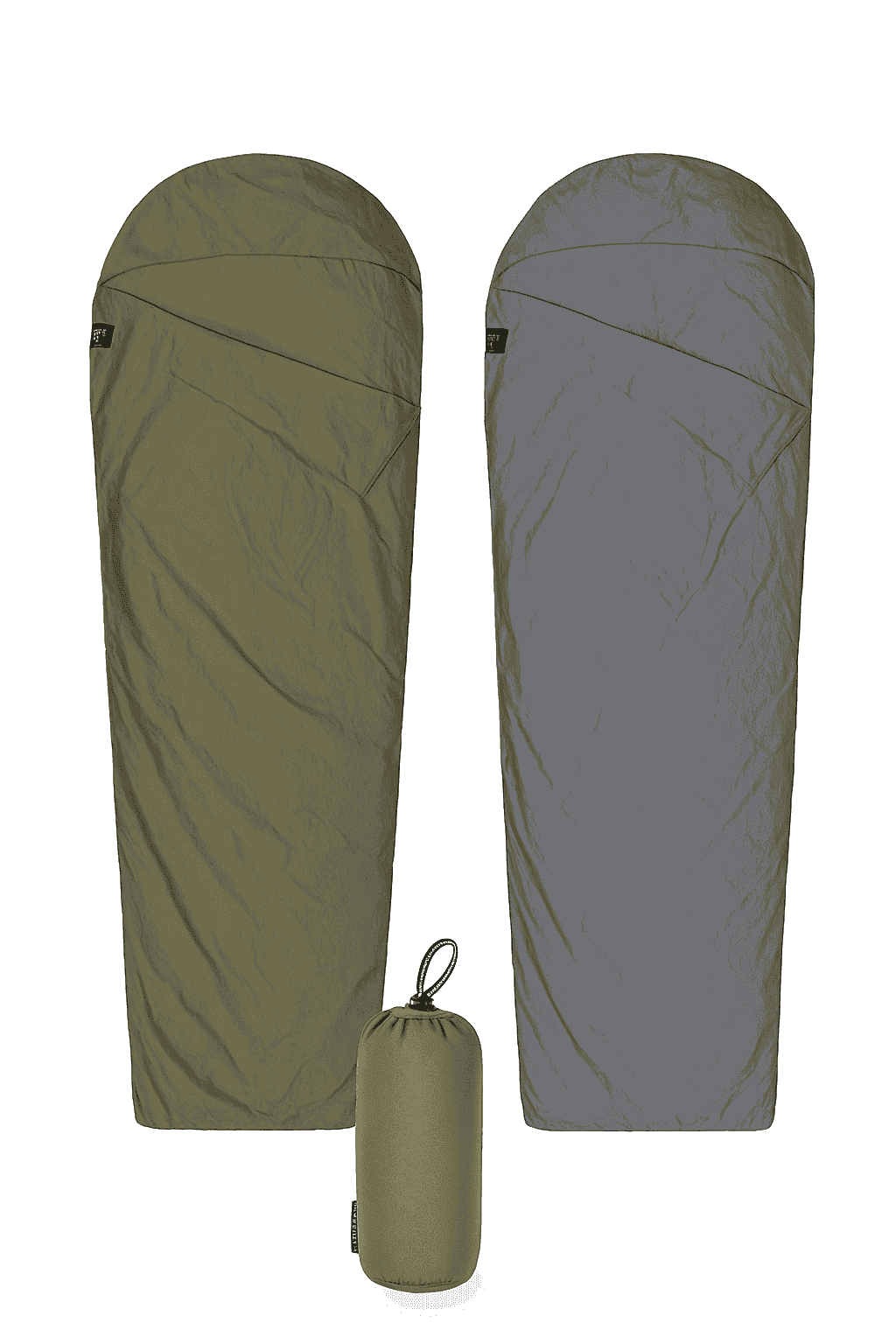 Ultralight Mummy Sleeping Bag Liner for Travel and Camping-GREY
