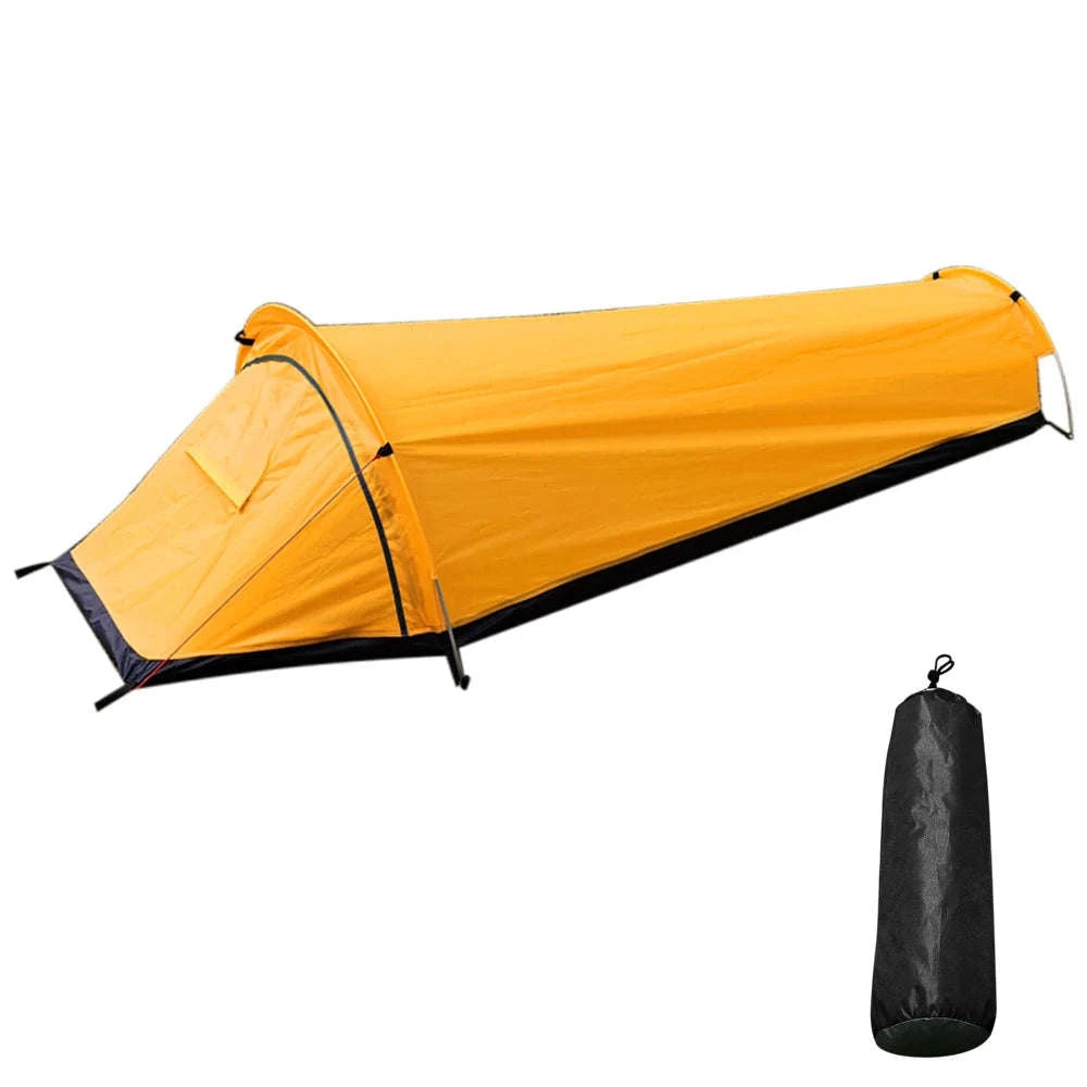 Ultralight Single-Person Backpacking Tent-Yellow